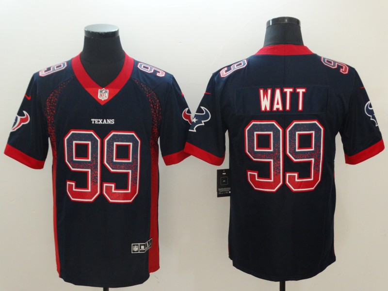 Men's Houston Texans J.J. Watt #99 Navy Jersey